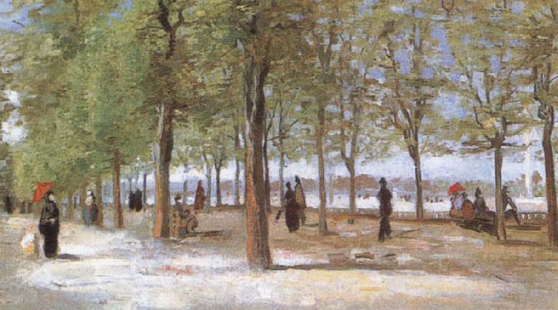 Vincent Van Gogh In the Jardin du Luxembourg oil painting picture
